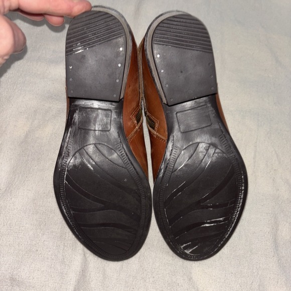 Sterling River Womens Sz9 Brown Shortie‎ Bootie Rust Color Leather Lace Back - Picture 8 of 10